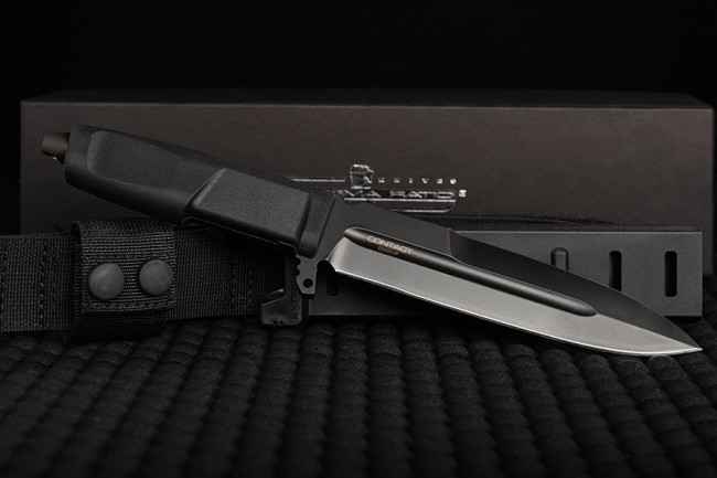 Extrema Ratio CONTACT Fixed Blade Knife, Bohler N690, Nylon Sheath - Click Image to Close