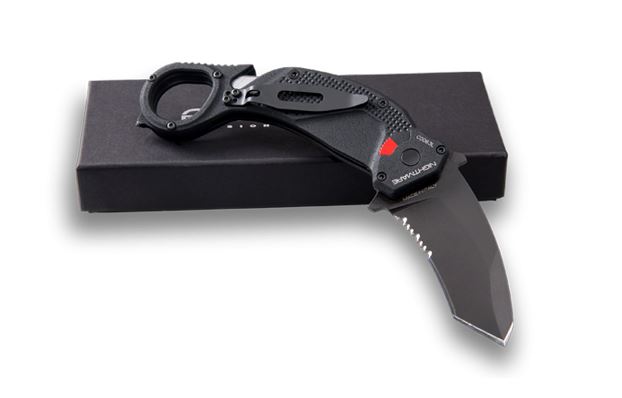 Extrema Ratio NIGHTMARE Karambit Folding Knife, Bohler N690, Aluminum Black - Click Image to Close