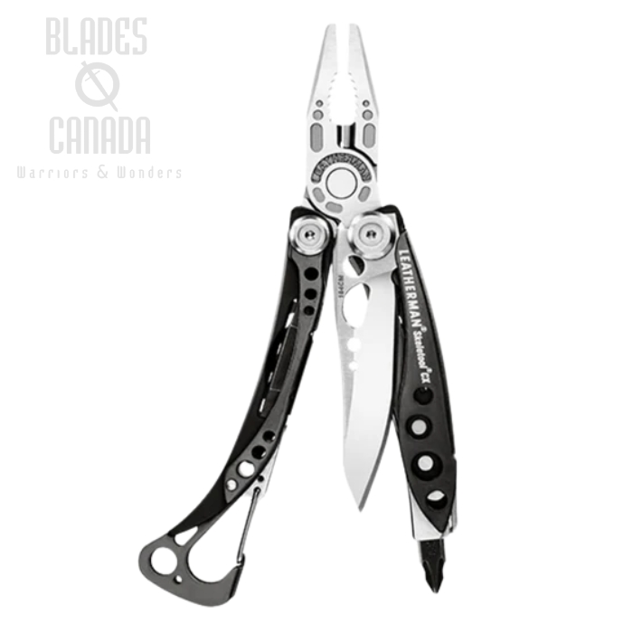 Leatherman Skeletool CX Multitool, 7 Tools - Black/Silver, 830923