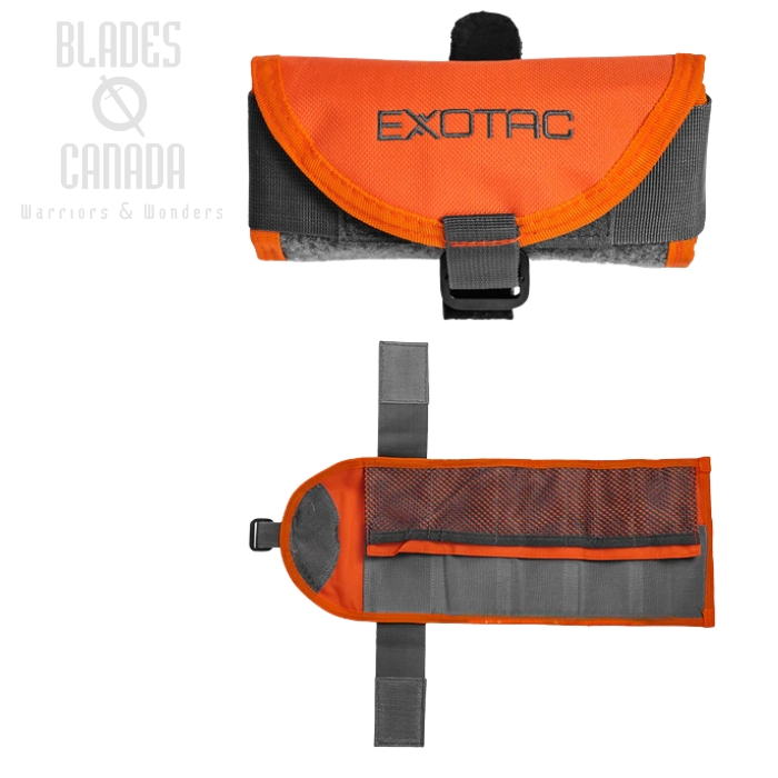 Exotac ToolRoll, Grey and Orange, 5 Pockets, 012250