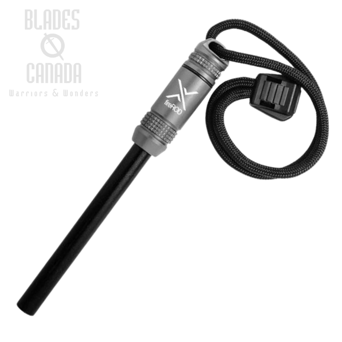 Exotac fireROD V2 Tinder Capsule - Gunmetal Gray