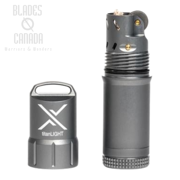 Exotac titanLIGHT Lighter - Gunmetal