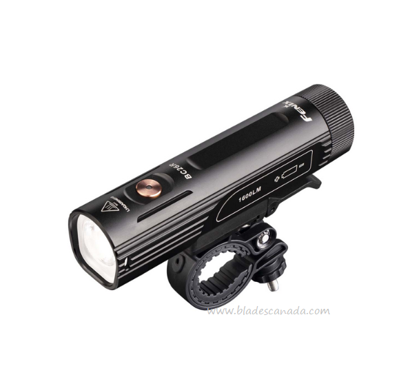 Fenix BC26R Rechargeable Bike Light, Black - 1600 Lumens