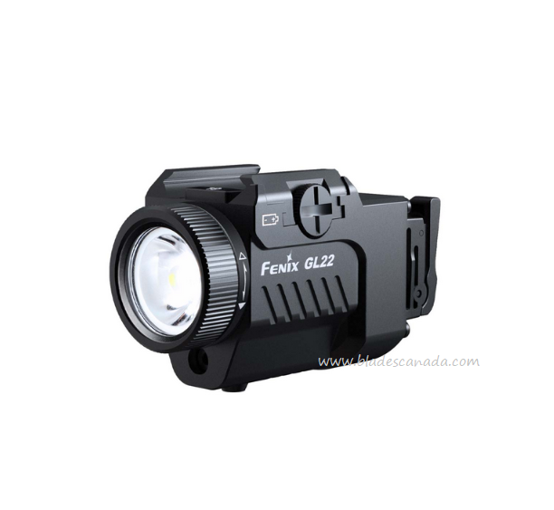 Fenix GL22 Tactical Flashlight, Black w/Red Laser - 750 Lumens
