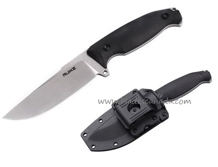 Ruike Jager Fixed Blade Knife, 14C28N Sandvik, G10 Black, F118 - Click Image to Close