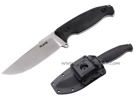 Ruike Jager Fixed Blade Knife, 14C28N Sandvik, G10 Black, F118B