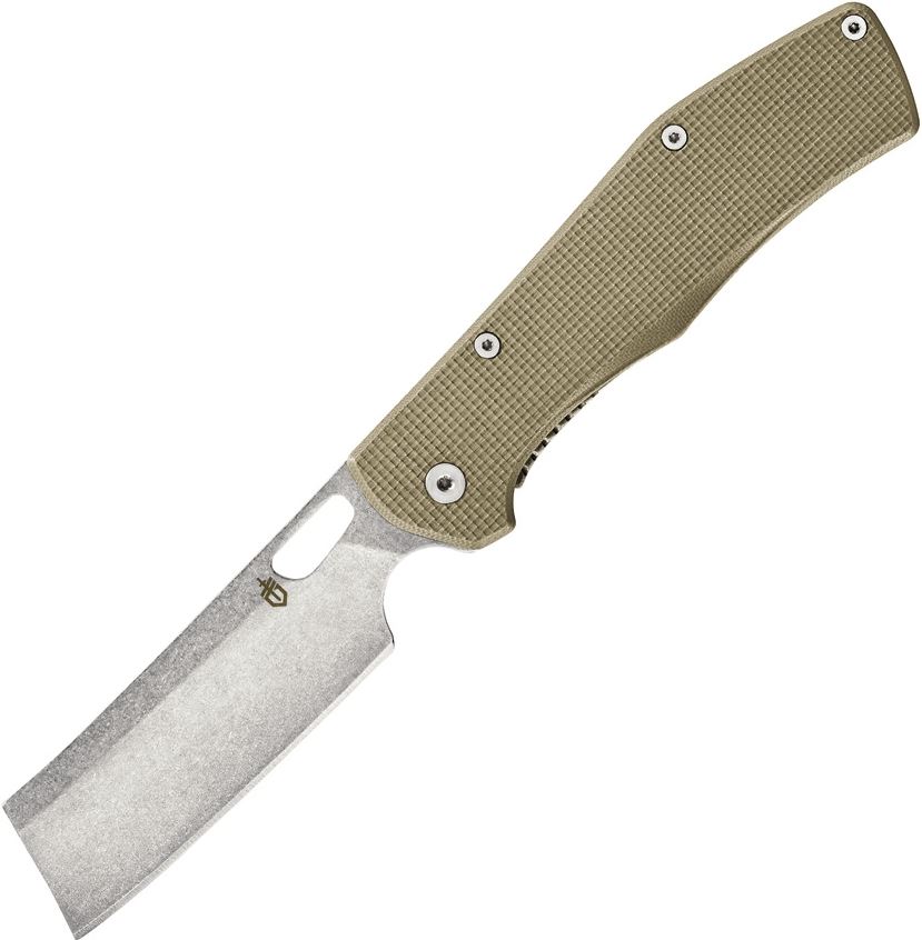 Gerber Flatiron Framelock Folding Knife, G10 Green, G3476 - Click Image to Close