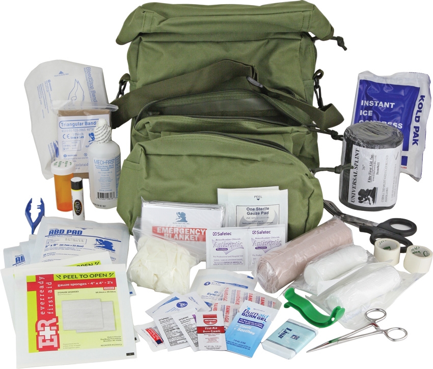 Elite First Aid FA108 M3 Medic Bag - OD - Click Image to Close