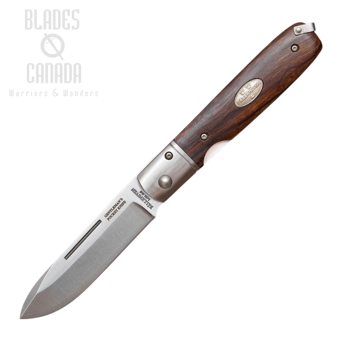 Fallkniven GPDI Gentlemans Folding Knife, Ironwood Handle, FNGPDI