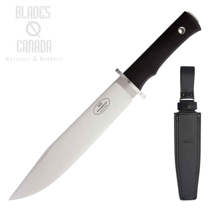 Fallkniven MB Modern Bowie, Lam. CoS Steel, Leather Sheath, MB10