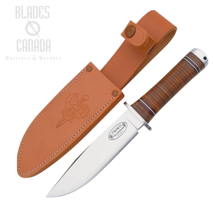 Fallkniven Njord Northern Light, VG10, Leather Handle, FNNL3L