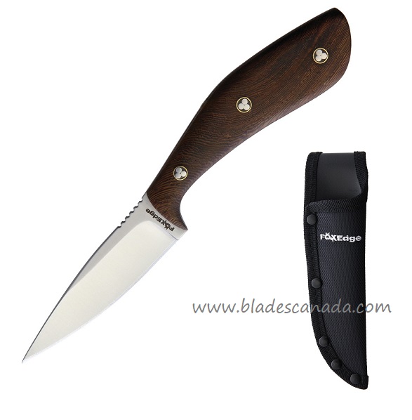 Fox Edge Model Fixed Blade, Brown Wood FE008