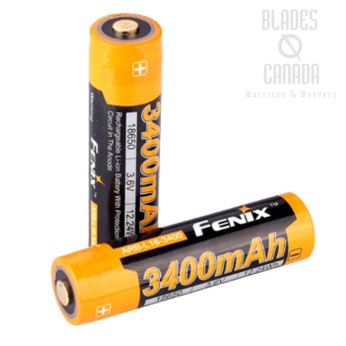 Fenix ARB-L18 Rechargeable 18650 Battery - 3400mAh