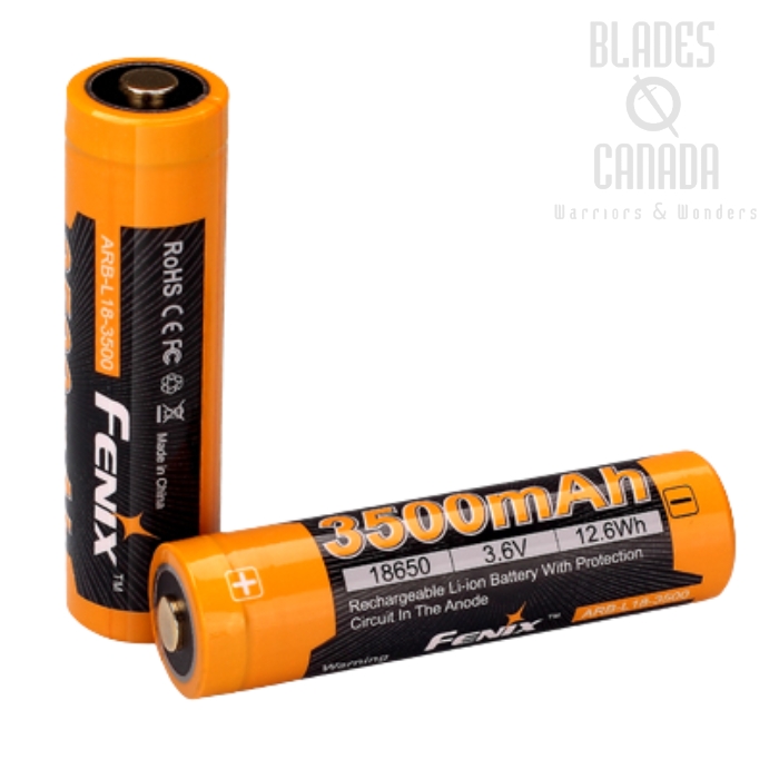 Fenix ARB-L18 Rechargeable 18650 Battery - 3500mAh