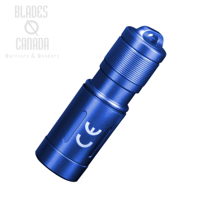 Fenix E02R Rechargeable Keychain Flashlight Blue - 200 Lumens