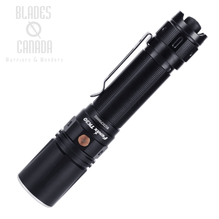Fenix TK30 Tactical Flashlight, Black with White Laser - 500 Lumens