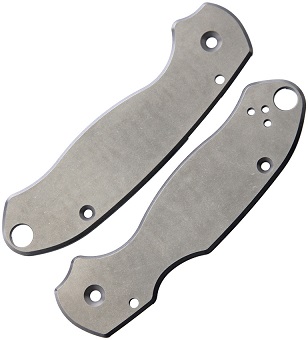 Flytanium Co Spyderco Para 3 Scales - Titanium, FLY569