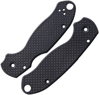 Flytanium Co Spyderco Para 3 Scales - Carbon Fiber, FLY570