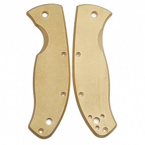 Flytanium Spyderco Tenacious Scales, Brass, FLY576