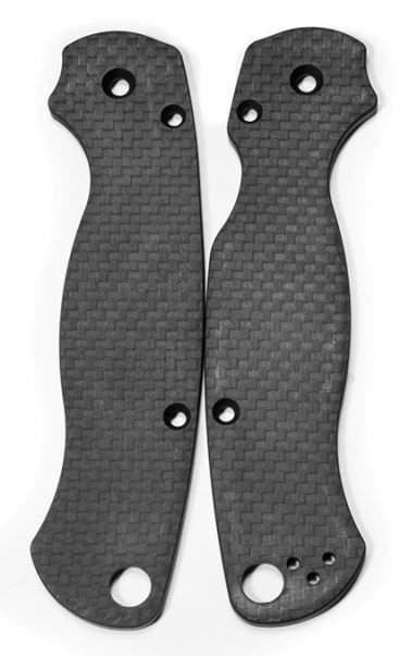 Flytanium Spyderco Paramilitary 2 Scales, Carbon Fiber, FLY550