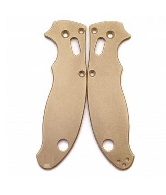 Flytanium Co. Spyderco Manix 2 Scales - Brass FLY582