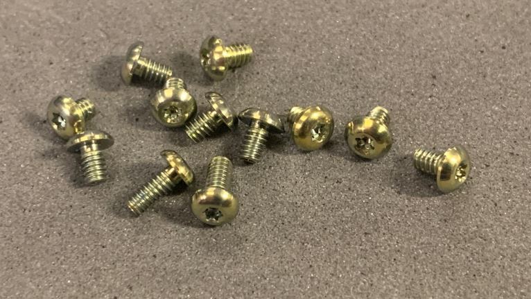 Flytanium Benchmade Bugout Body Screws, Grade 5 Titanium Gold, FLY592G