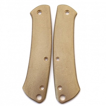 Flytanium Co. Benchmade Proper Scales - Brass, FLY588