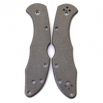 Flytanium Co. Spyderco Delica Scales - Titanium SW, FLY589