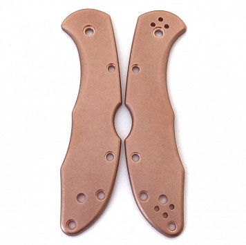 Flytanium Co. Spyderco Delica Scales - Copper, FLY590