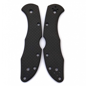 Flytanium Co. Spyderco Delica Scales, Carbon Fiber, FLY591