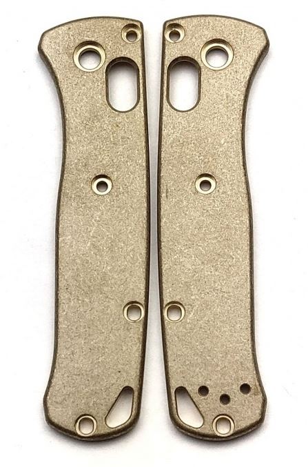 Flytanium Benchmade Bugout Mini Scales - Brass - Click Image to Close