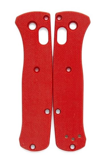 Flytanium Benchmade Bugout Mini G-10 Scales - Red FLY691 - Click Image to Close