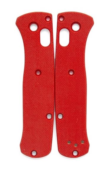 Flytanium Benchmade Bugout Mini G-10 Scales - Red, FLY691