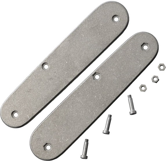 Flytanium Co. Victorinox Swiss Army Cadet Scales Flat - Titanium, FLY749