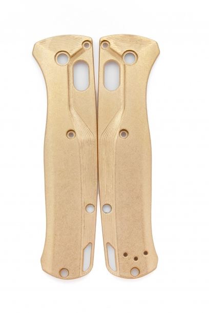 Flytanium Benchmade Bugout Crossfade Scales - Brass, FLY796