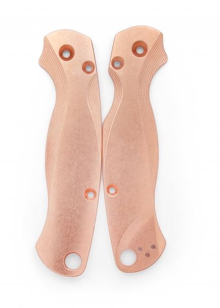 Flytanium Spyderco Paramilitary 2 Lotus Scales- Copper, FLY802