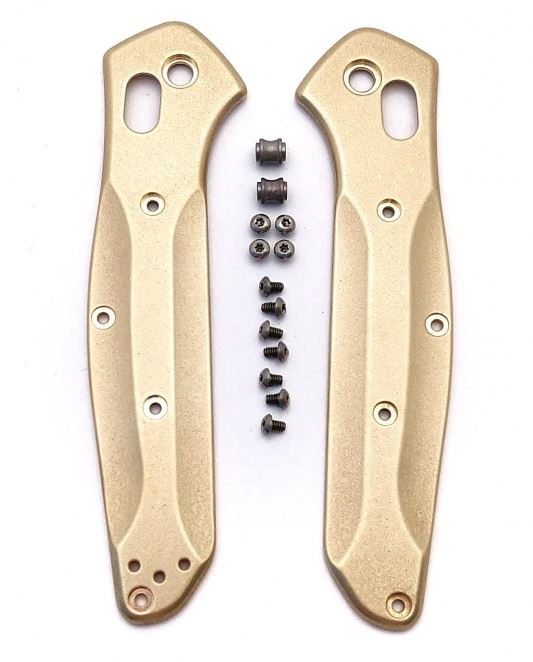 Flytanium Benchmade 940 Brass Scale Kit, FLY655