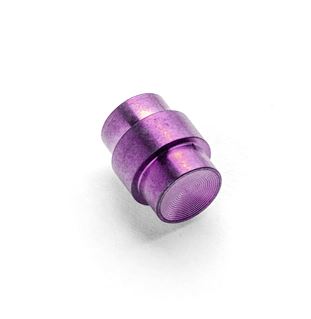 Flytanium Spyderco Paramilitary 2 Ti Hole Stopper Spiral - Purple, FLY619P