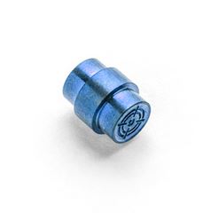 Flytanium Spyderco Paramilitary 2 Ti Hole Stopper Crosshair - Blue, FLY436B
