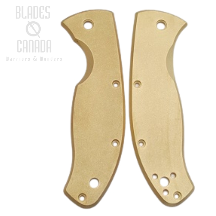 Flytanium Spyderco Tenacious Scales, Brass, FLY576