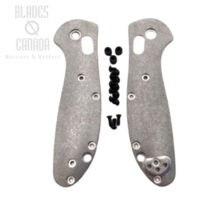 Flytanium Co. Benchmade Mini Griptilian Scales - Titanium, FLY585