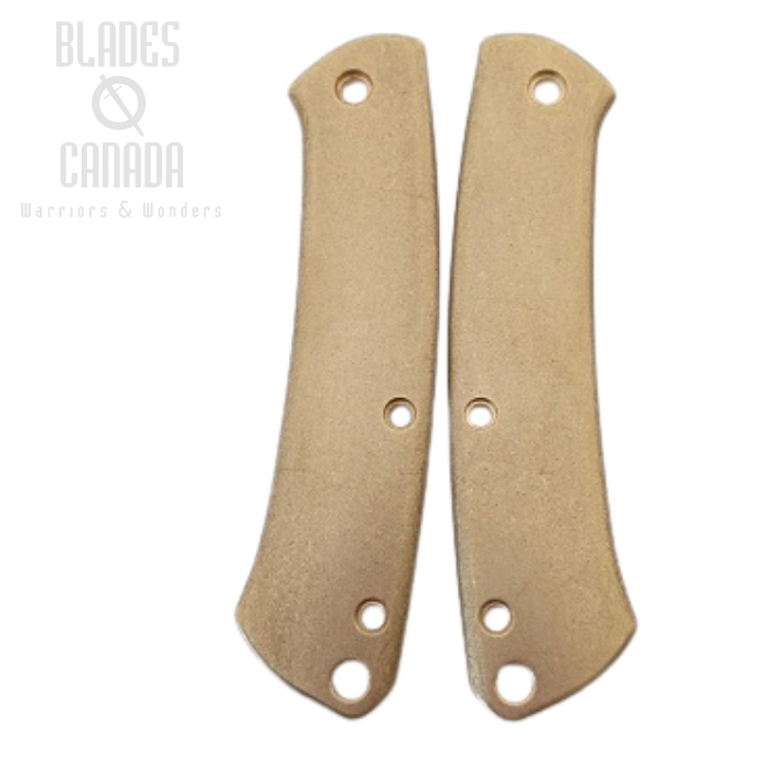 Flytanium Co. Benchmade Proper Scales - Brass, FLY588