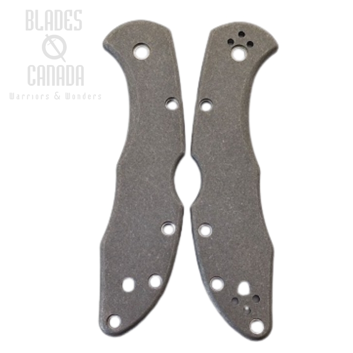 Flytanium Co. Spyderco Delica Scales - Titanium SW, FLY589