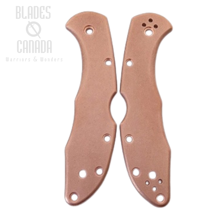 Flytanium Co. Spyderco Delica Scales - Copper, FLY590