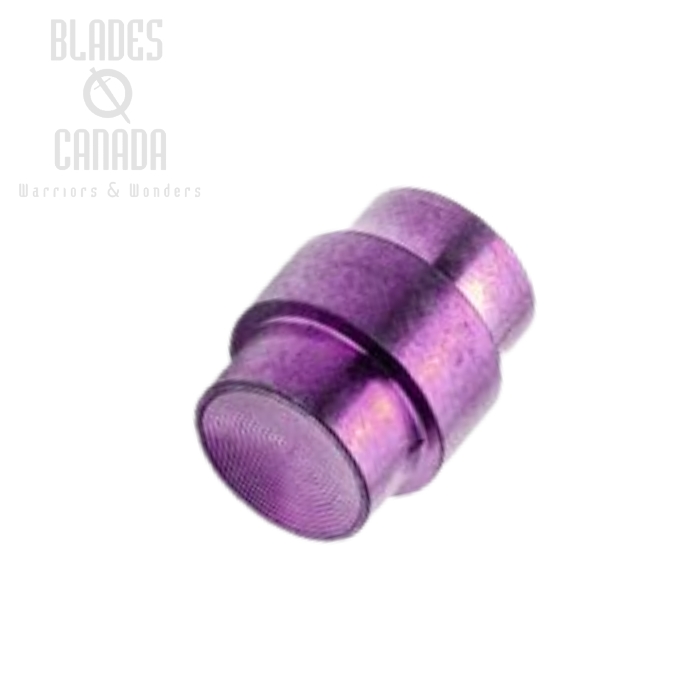 Flytanium Spyderco Paramilitary 2 Ti Hole Stopper Spiral - Purple, FLY619P