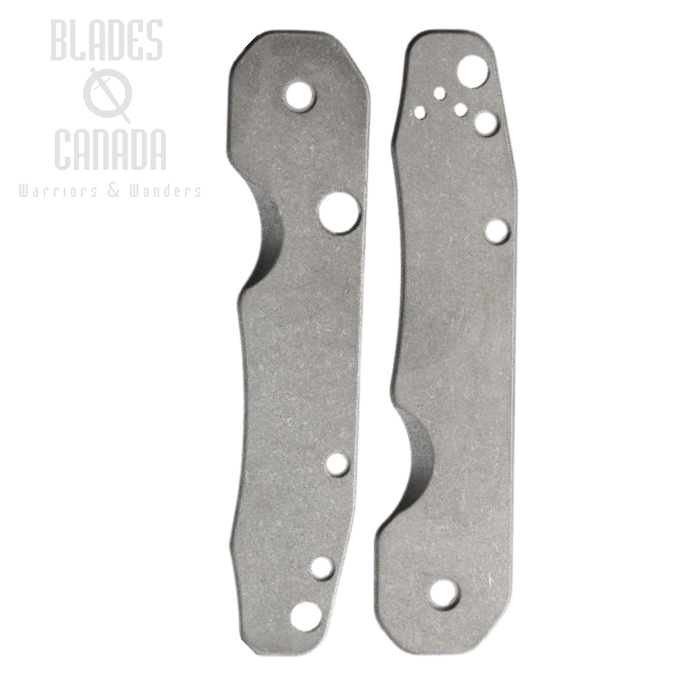 Flytanium Co. Spyderco Smock Handle Scales, Titanium, FLY739