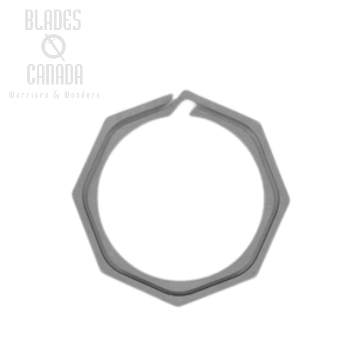 Flytanium Octagonal Keychain, Titanium, FLY820