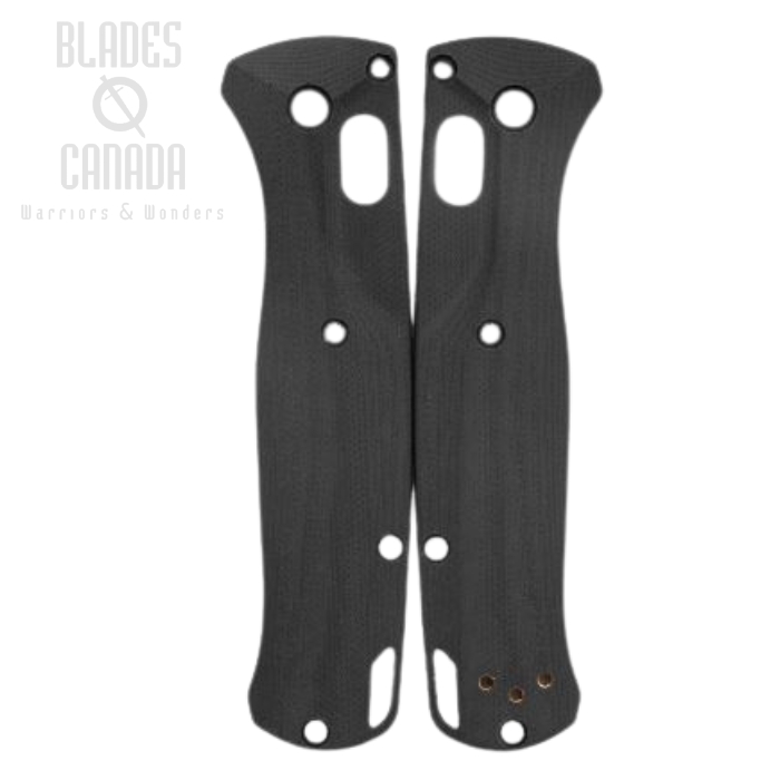 Flytanium Benchmade Bugout Crossfade G-10 Scales - Classic Black, FLY848