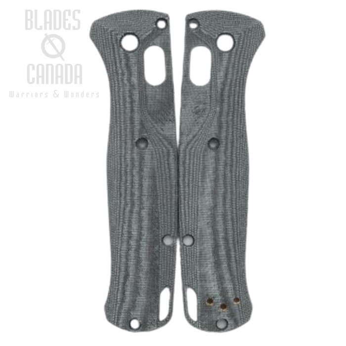 Flytanium Benchmade Bugout Crossfade Linen Micarta Scales - Black, FLY867