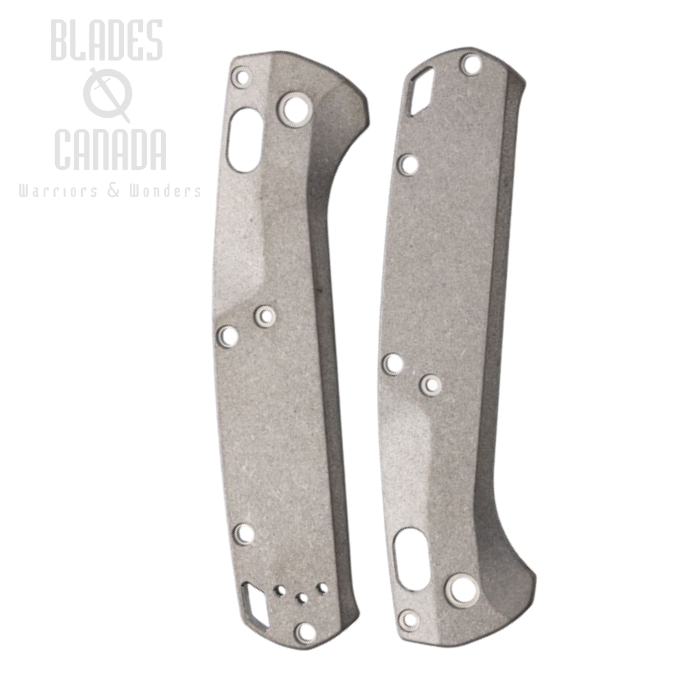 Flytanium Benchmade Taggedout Scales, Titanium Stonewash, 1208S